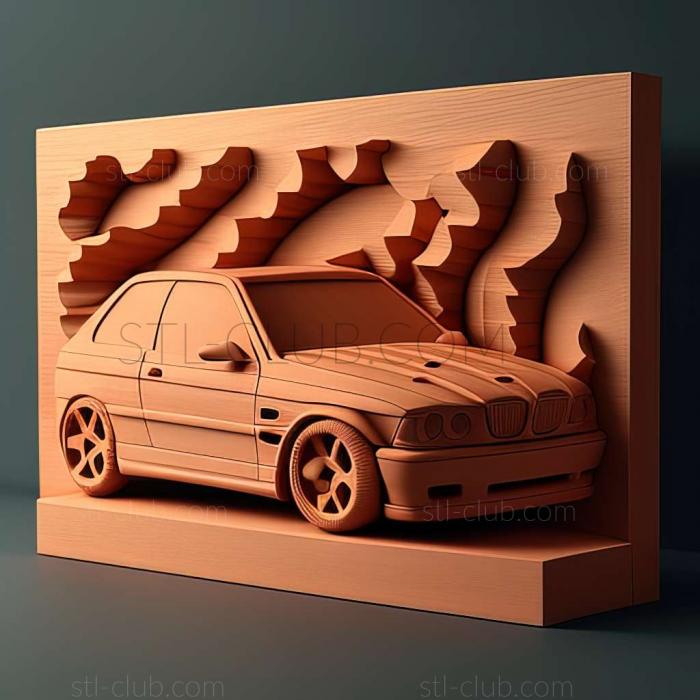 3D model BMW E46 (STL)